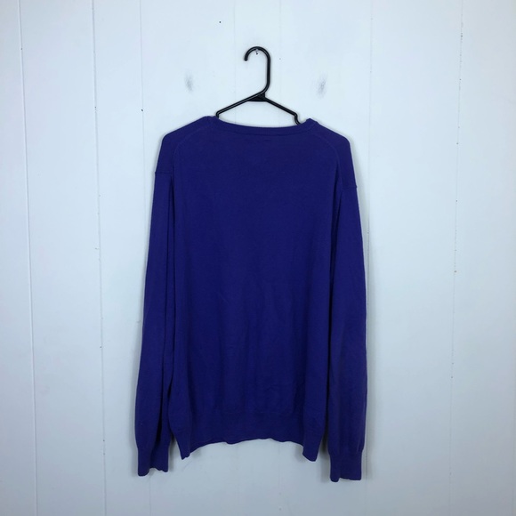 Chaps Cashmere Blend V-Neck Sweater Sz L - Picture 5 of 7